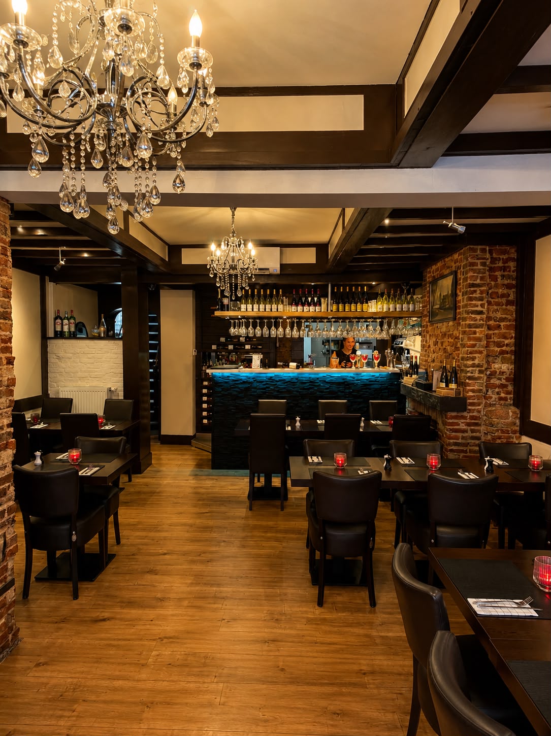 Warme restaurantzaal
